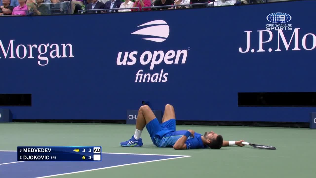 After winning the US Open, Novak Djokovic took a photo with the AC