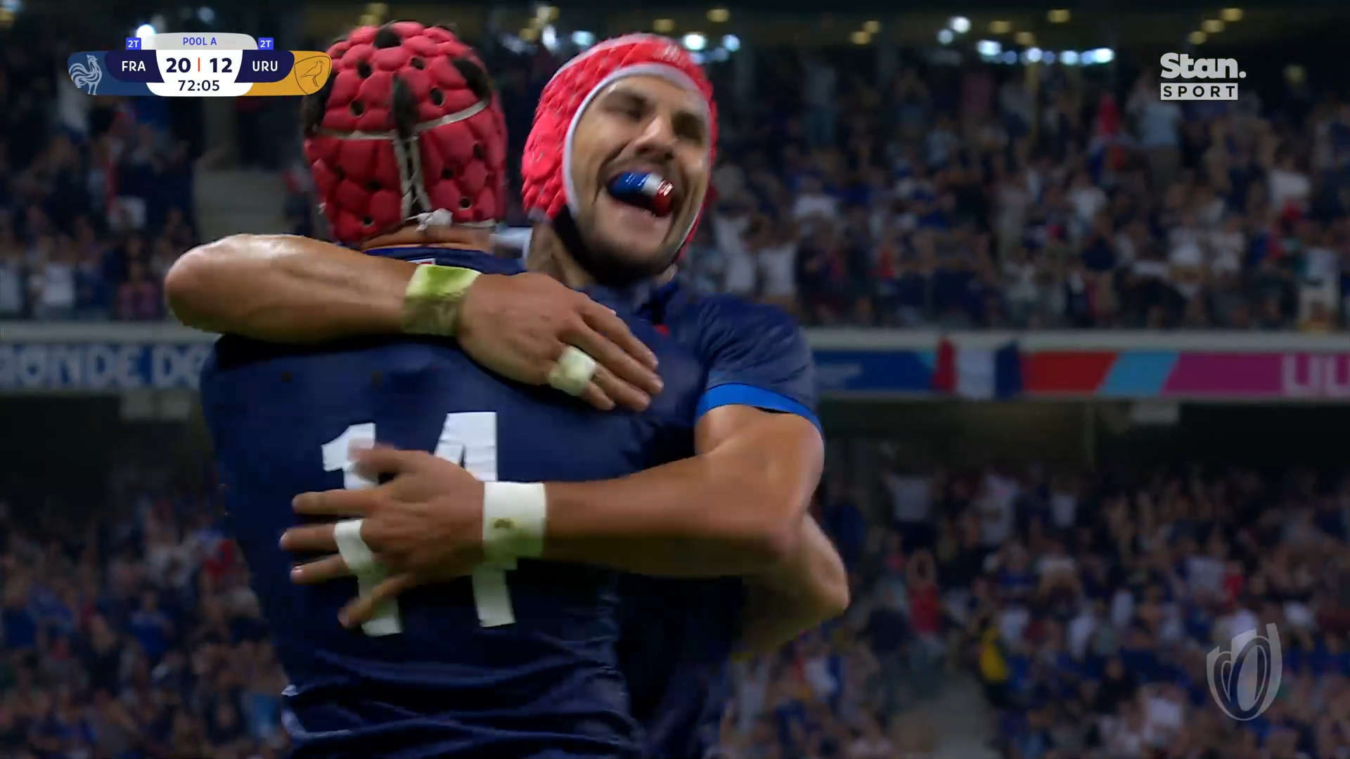 France vs Uruguay RWC highlights