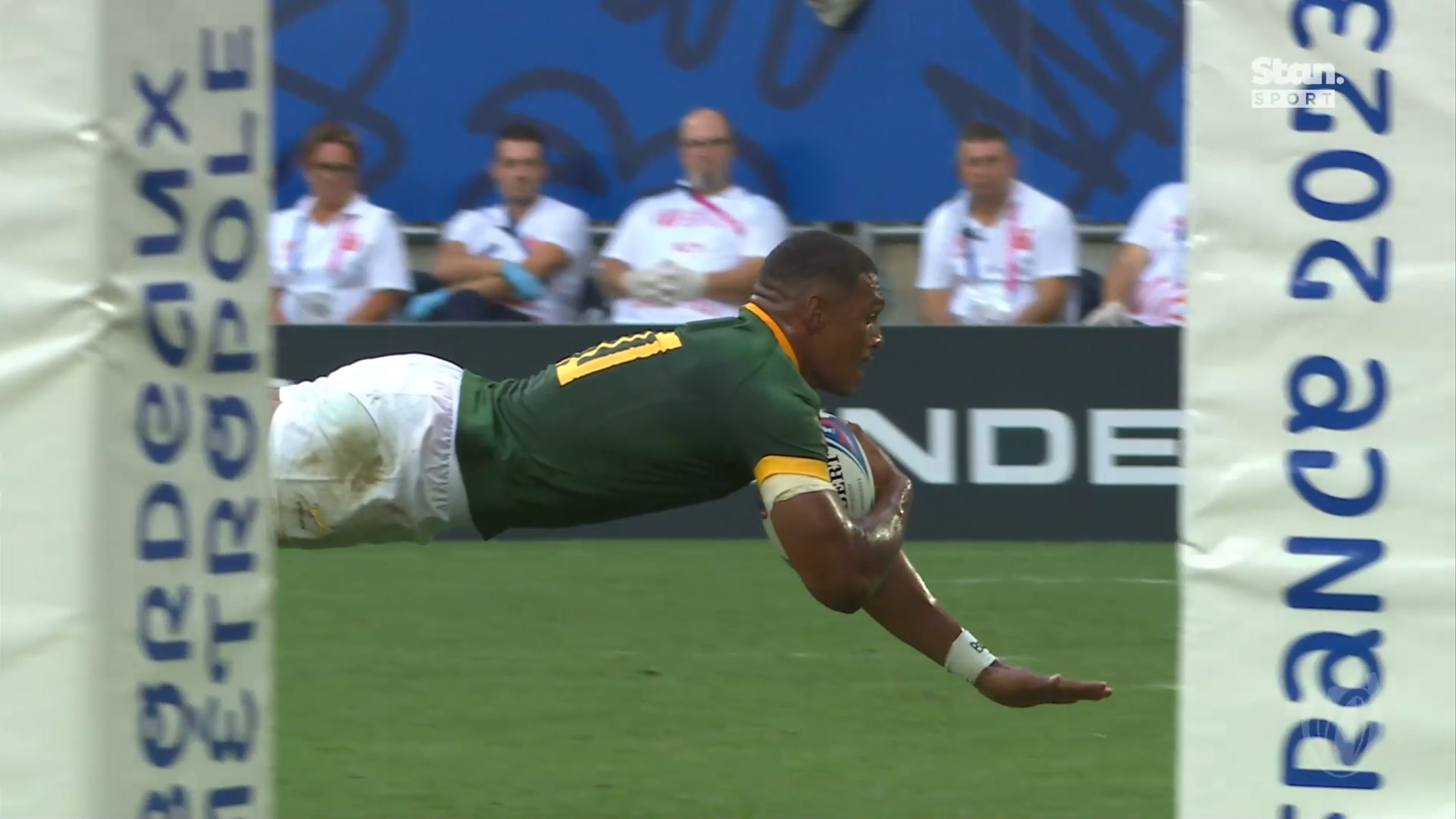 South Africa vs Romania every try