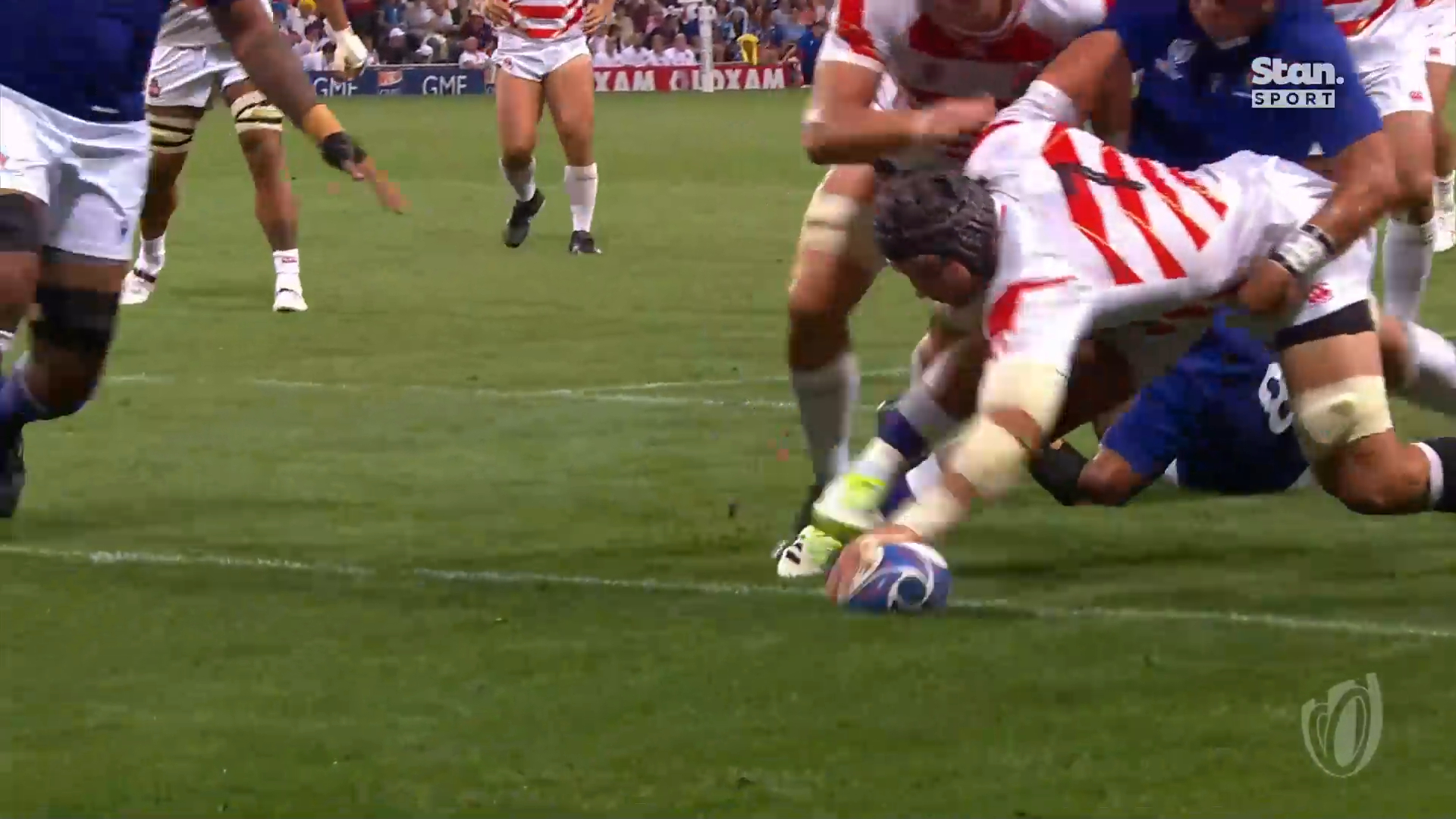 Japan steamroll Samoa defence to score opening try