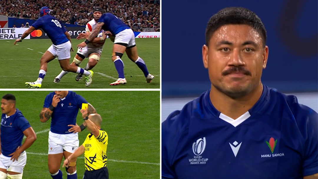 Samoa reduced to 14 after star red-carded