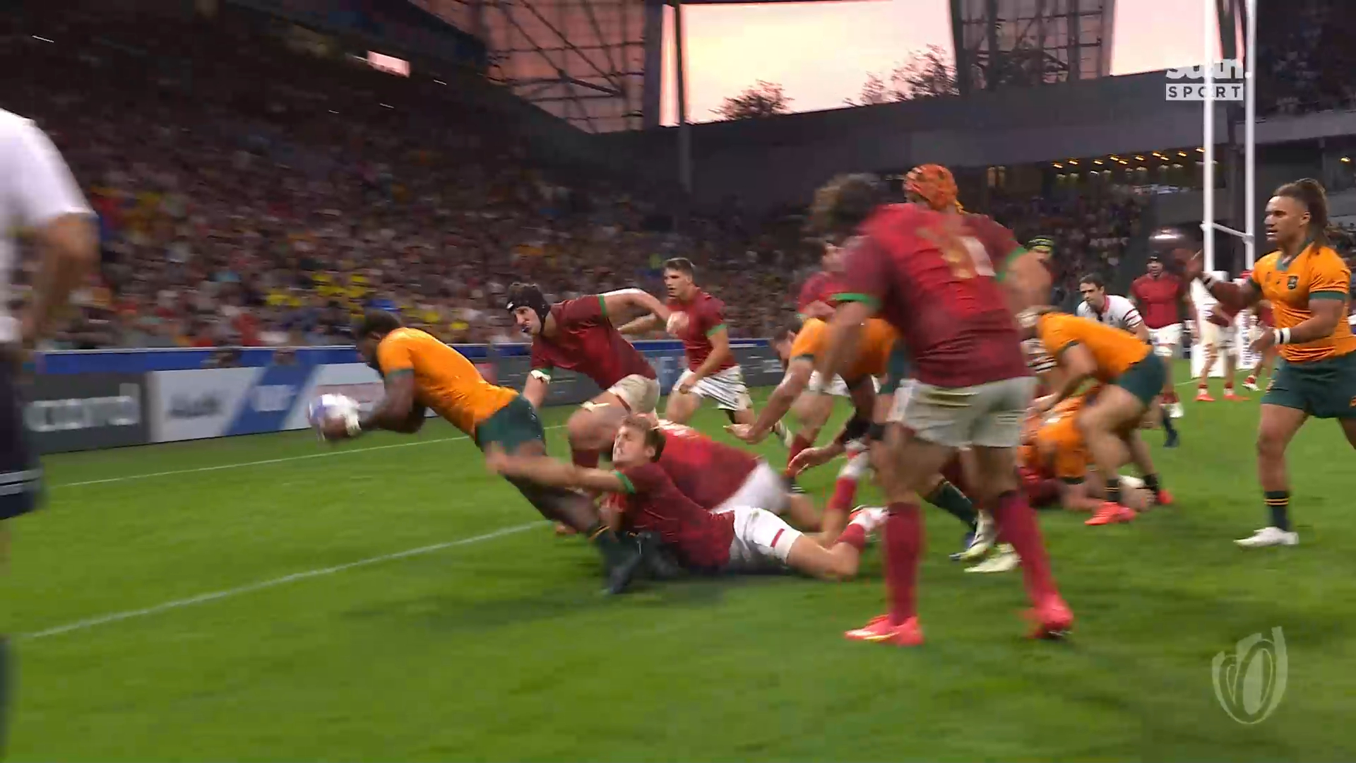 Australia vs Portugal RWC every try