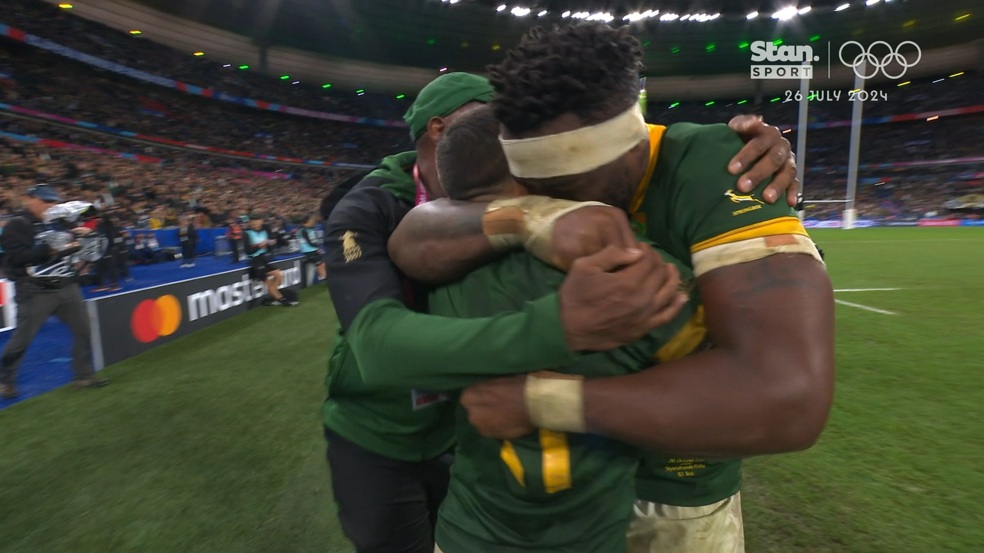 The moment Springboks defeated All Blacks