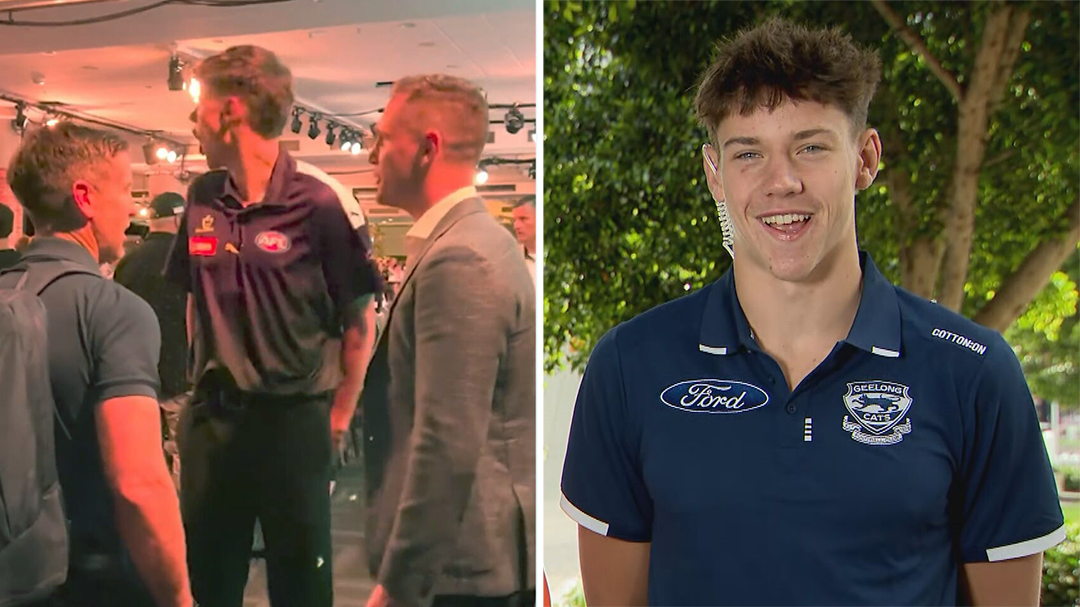 AFL draftee apologises for hilarious moment