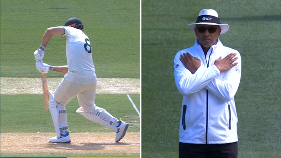 Umpire ripped after Marsh given out twice