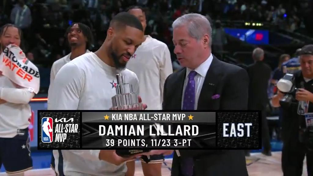 Lillard takes out All-Star MVP award