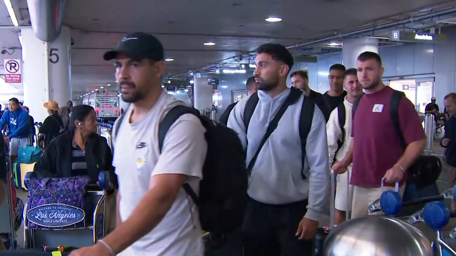 Rabbitohs touch down in Los Angeles