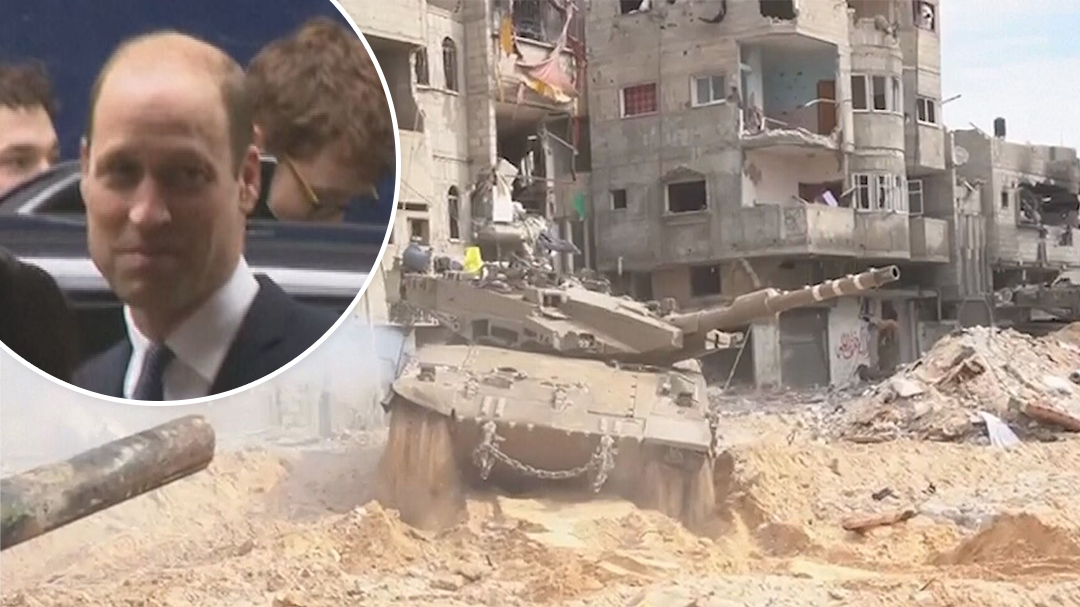 Prince William appeals for an 'end to the fighting' in Gaza