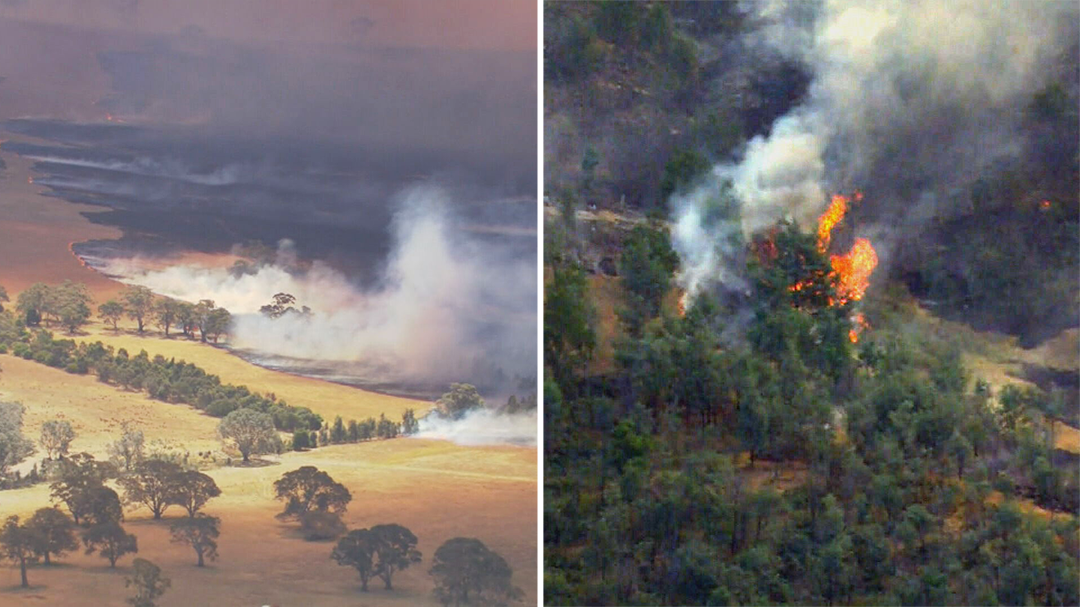 Victorian residents in fire zones told it's not safe to return to homes