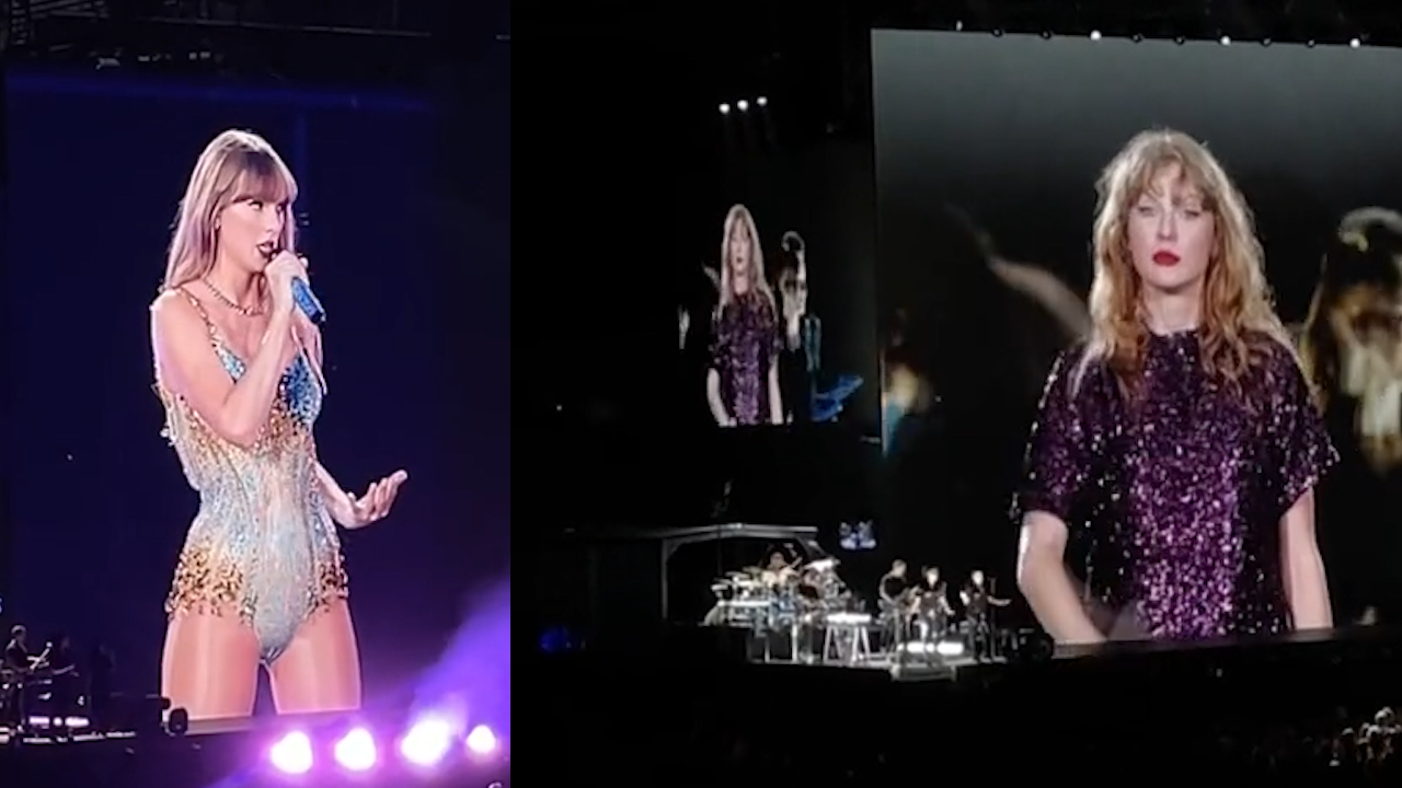 Taylor Swift's mid-show hair transformation due to Sydney humidity