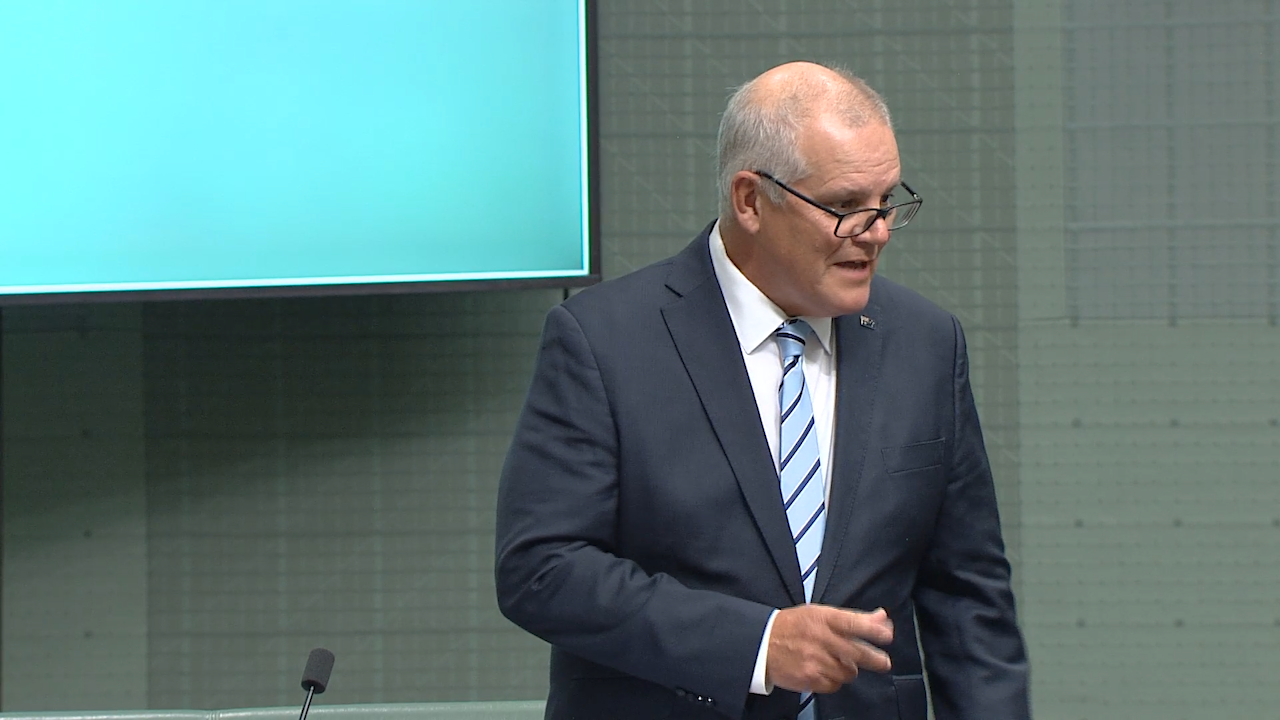 Morrison rattles off Taylor Swift albums in final speech to parliament