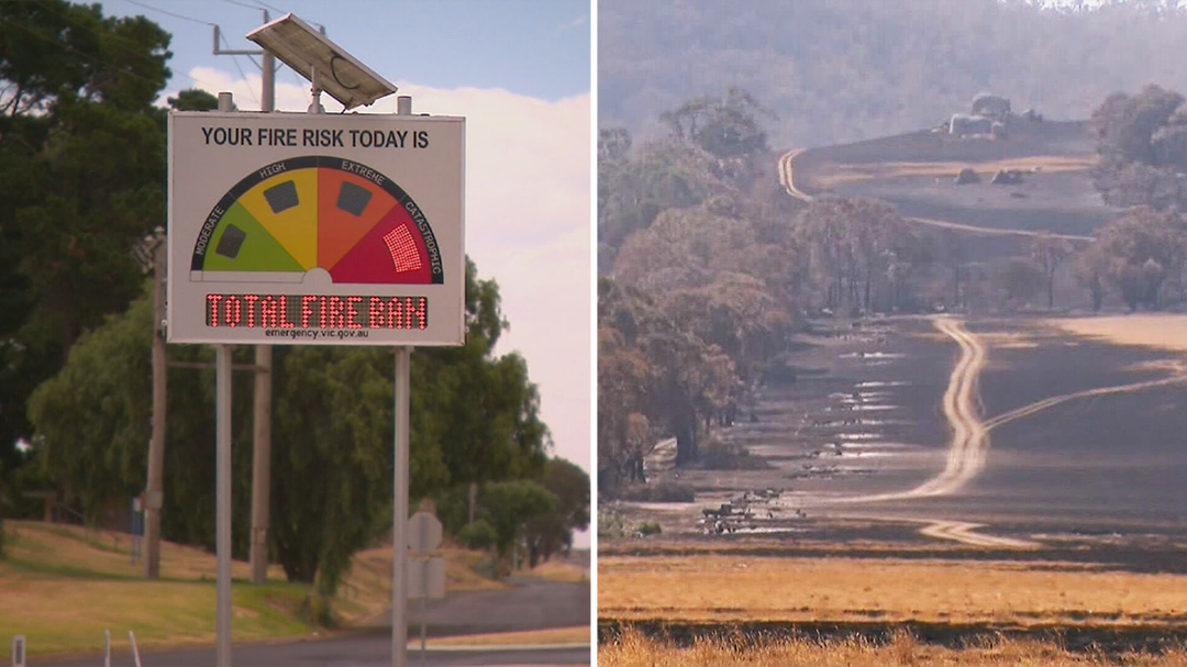 Victorians remain on fire alert as blazes continue to burn in the state's west