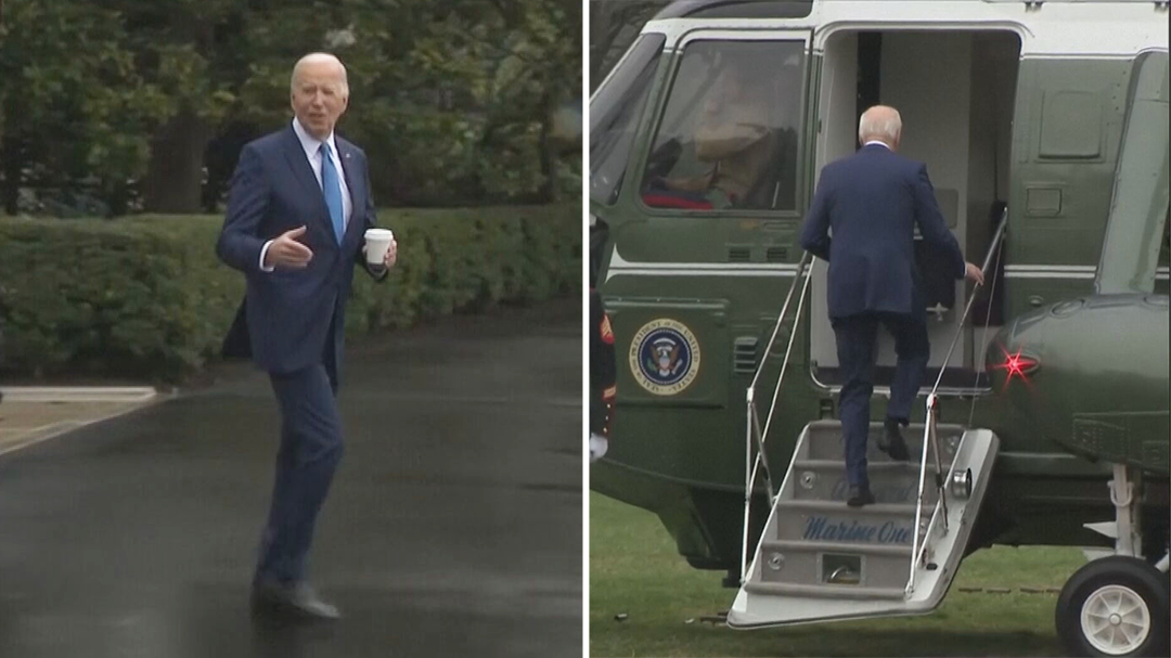 US President Joe Biden takes annual physical