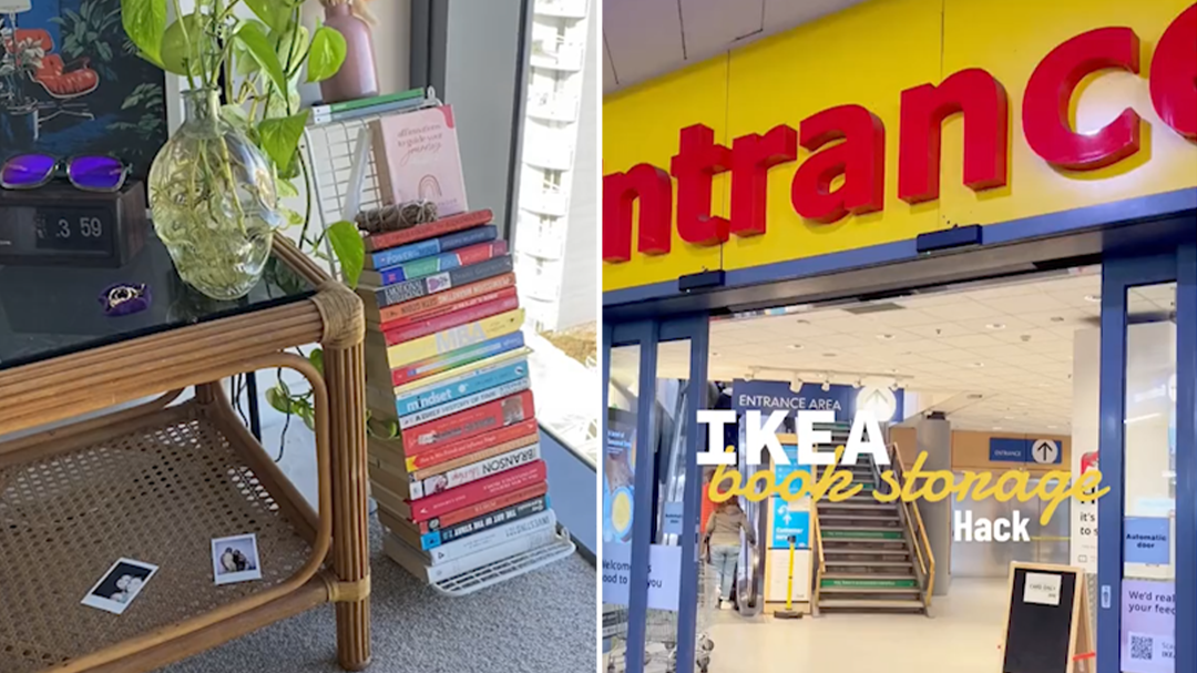 Three Ikea hacks for small space book storage