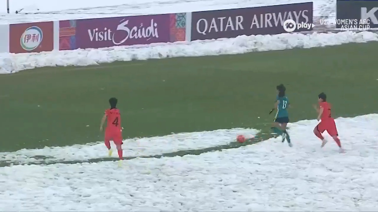 Young Matildas triumph over Korea in heavy snow