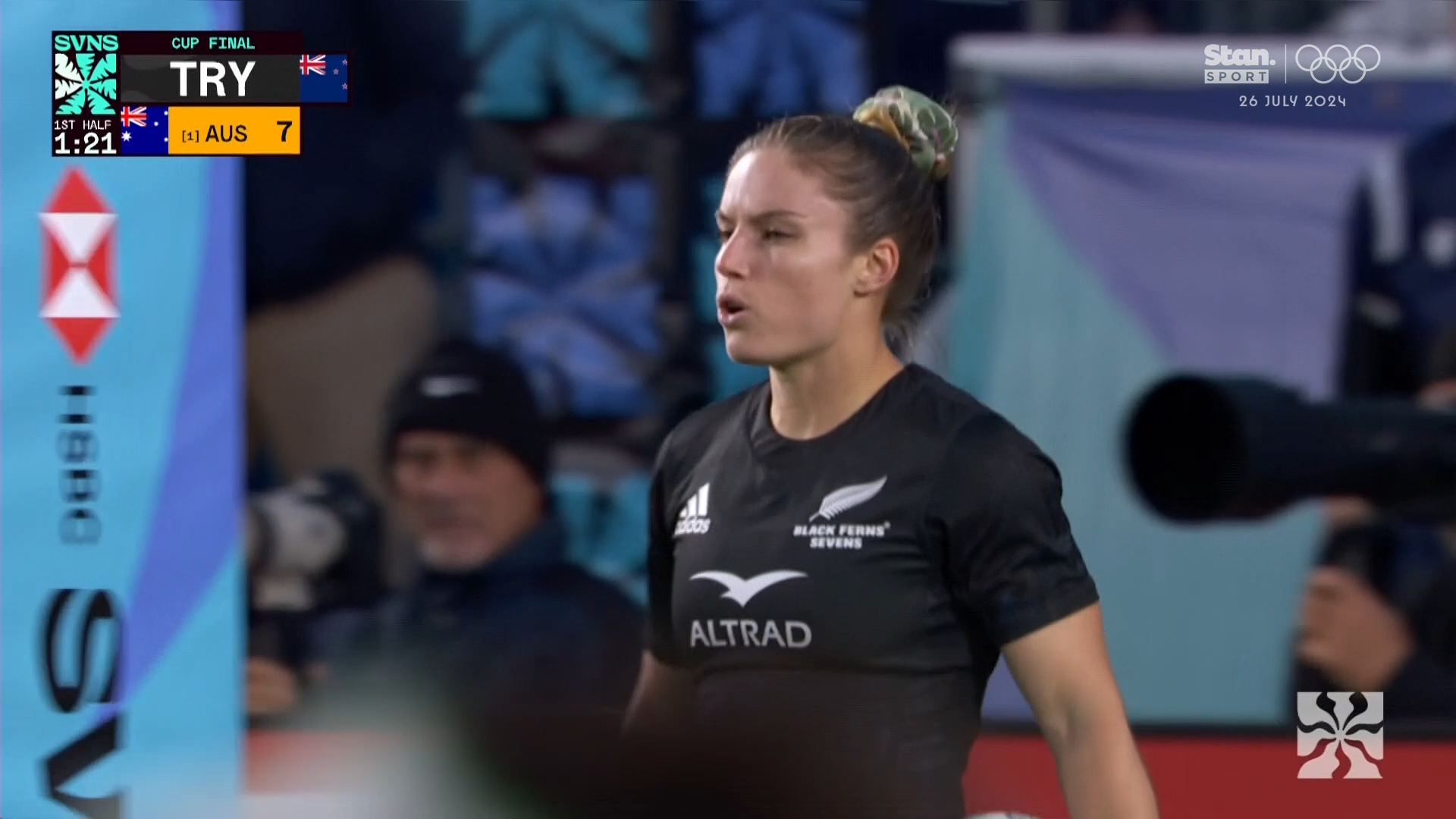 Michaela Blyde scores awesome SVNS try