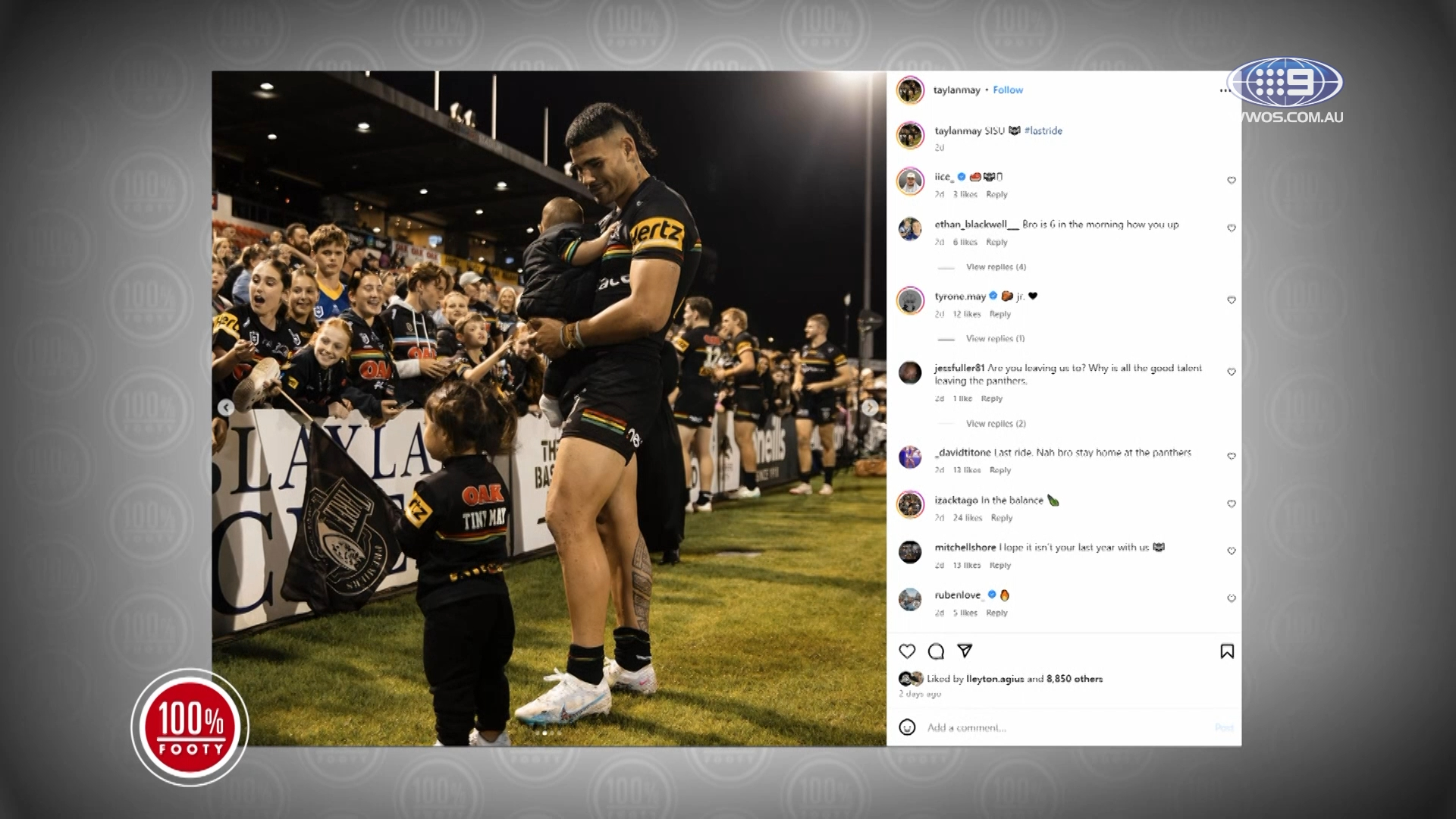 Rivals circle 'outstanding' Panther after cryptic post