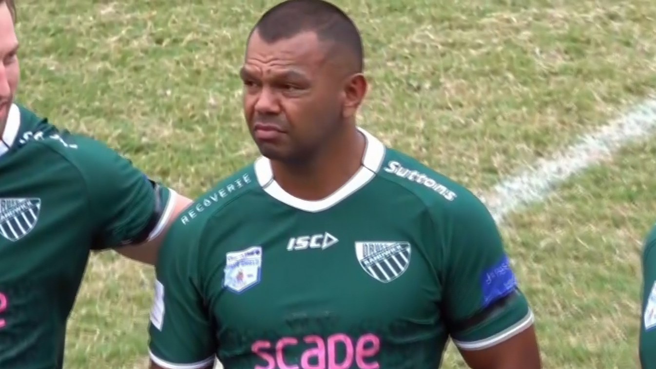 Beale's emotional return to rugby