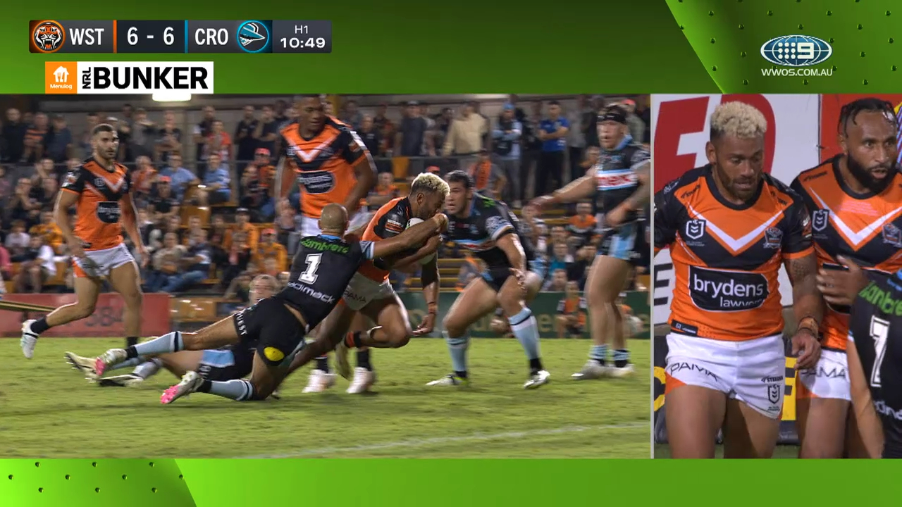 NRL Highlights: Tigers v Sharks - Round 3