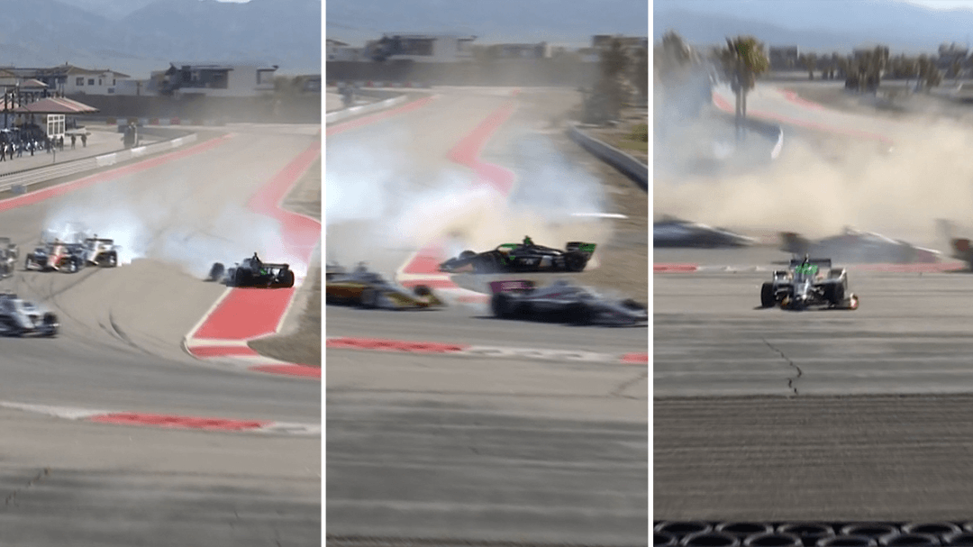 Ugly IndyCar crash mars $1 million racev