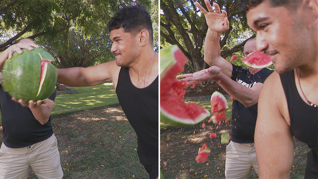Leapai Jr punches hole through melon