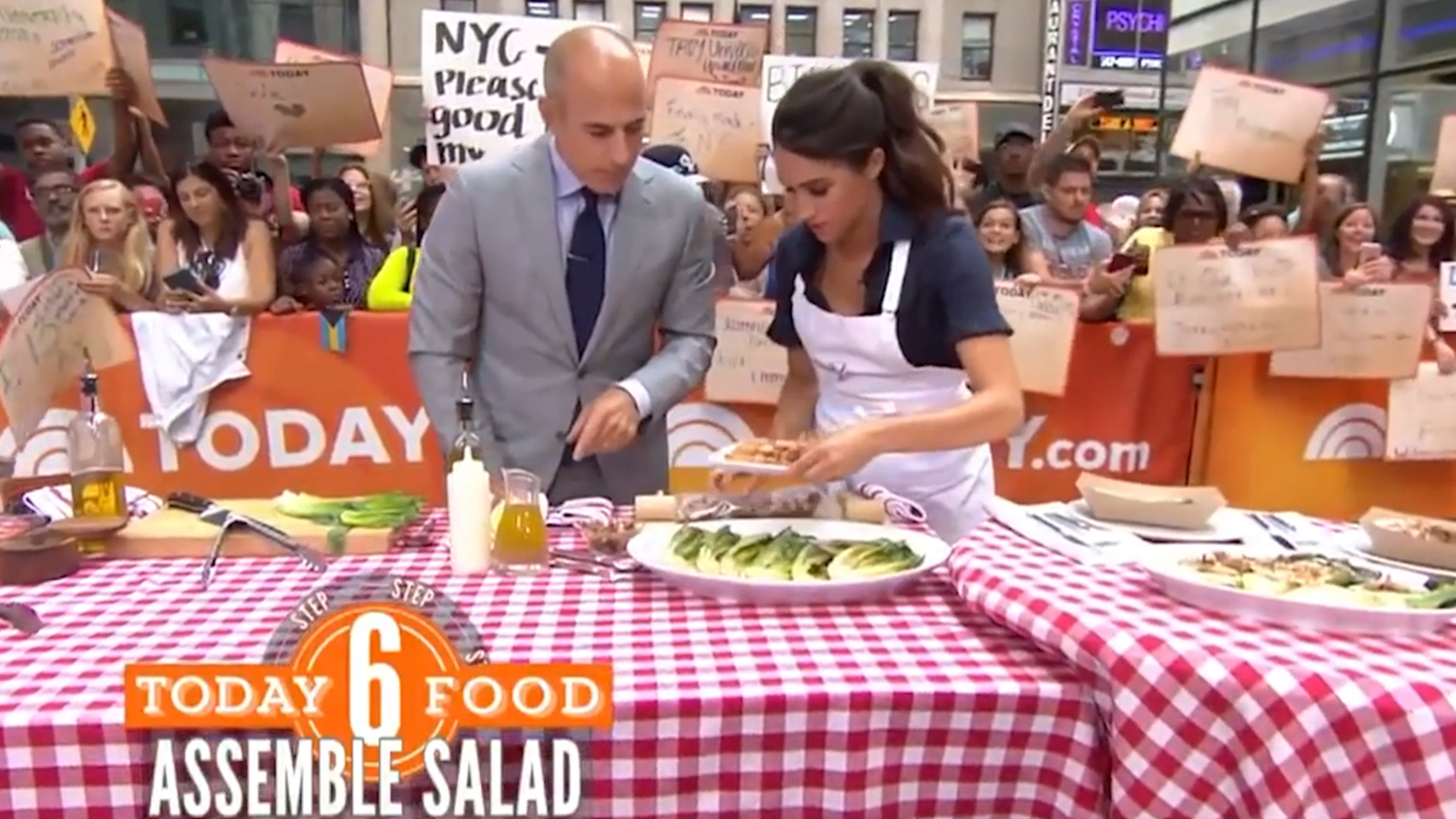 Meghan Markle cooks a delicious meal on the Today show