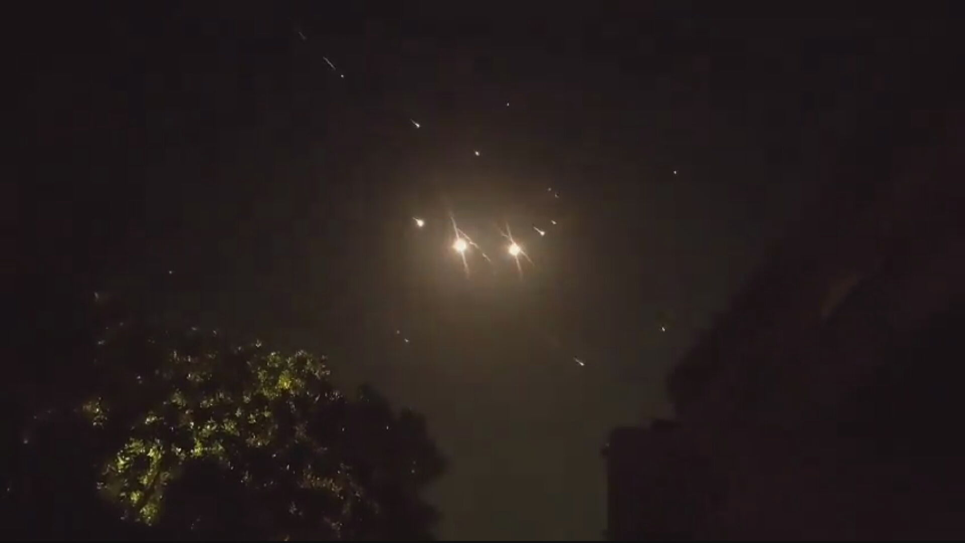 Explosions sound over Jerusalem as US intercepts Iran drones