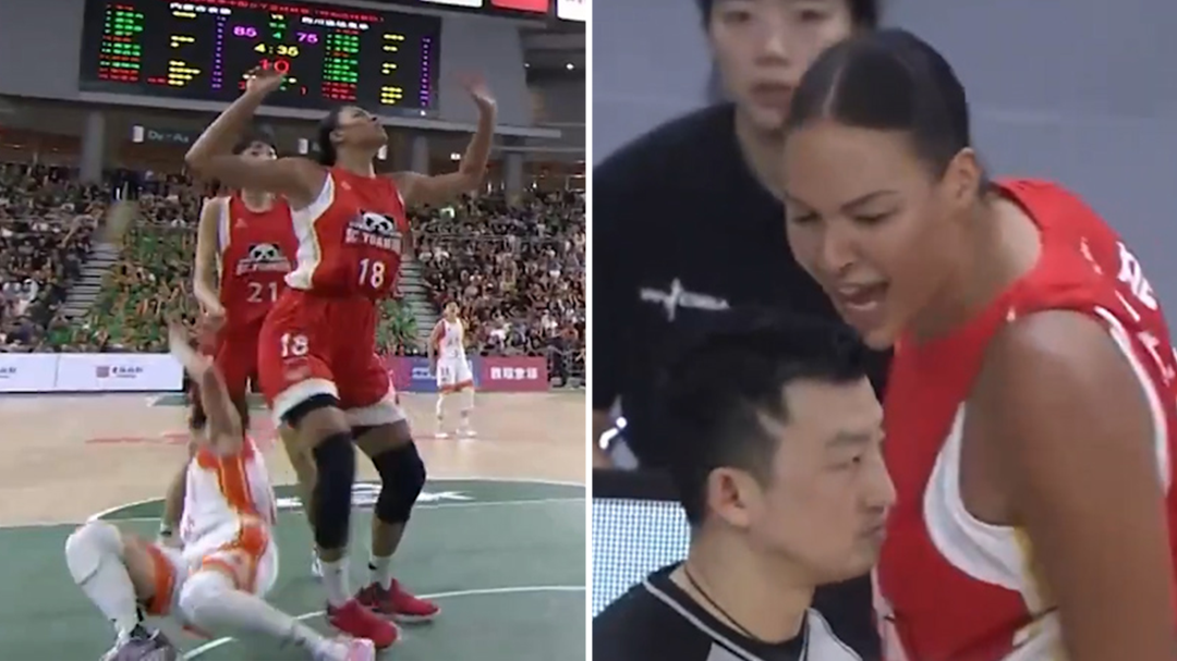 Liz Cambage ugly ejection from WCBA Finals