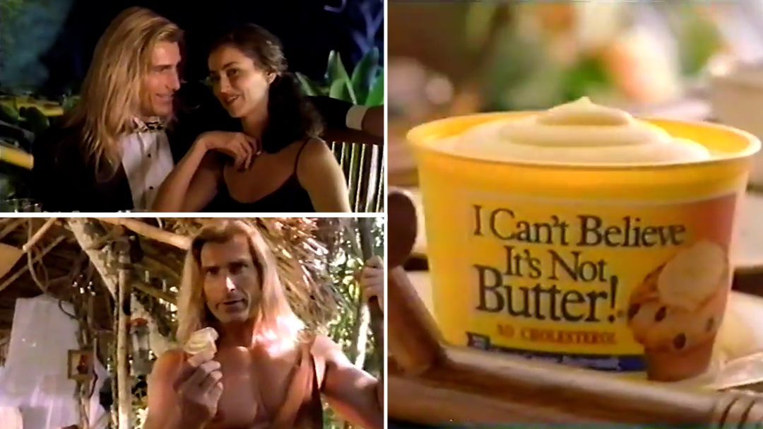 Fabio appears in '90s 'I Can't Believe It's Not Butter' ad