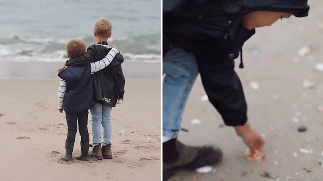 Mum of two shares touching video of her boys