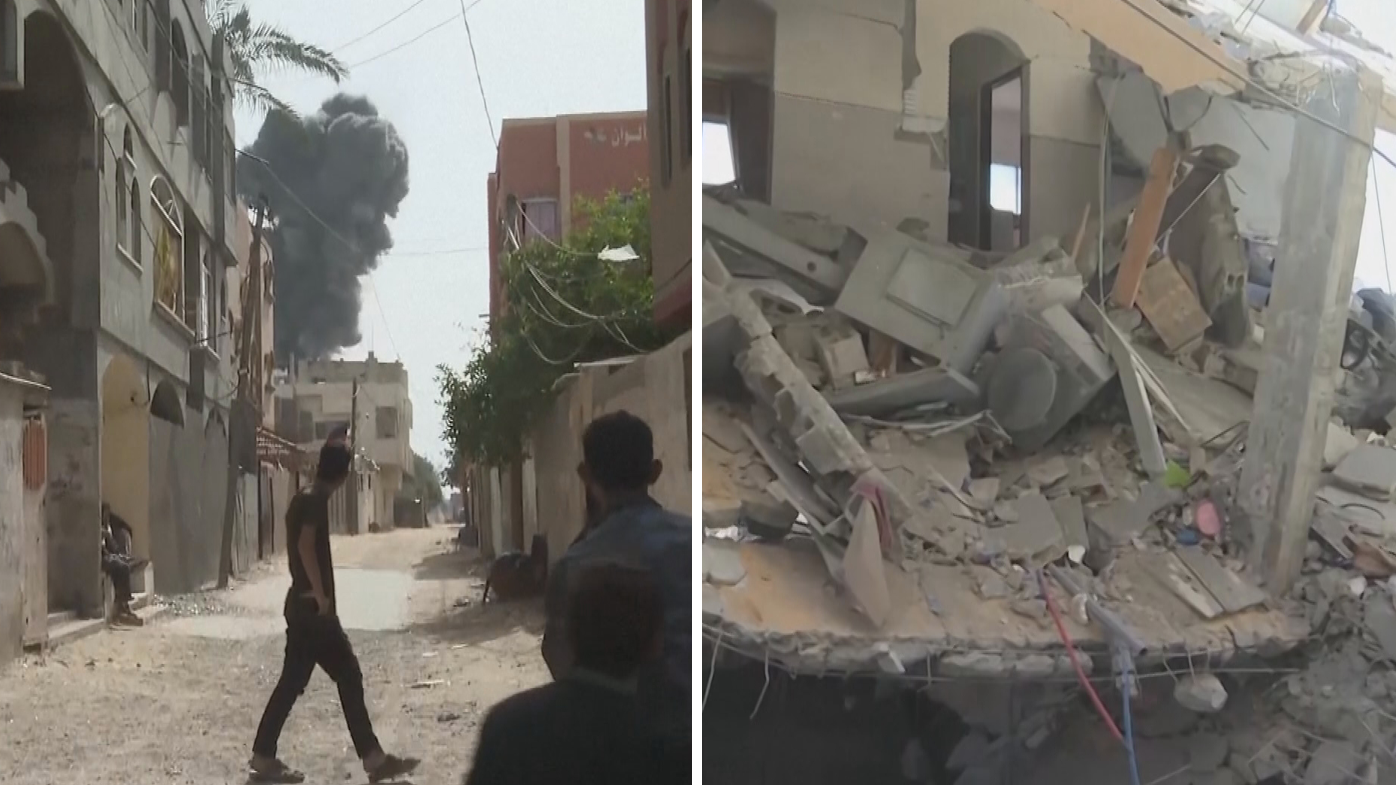 Nine dead after airstrike in Rafah