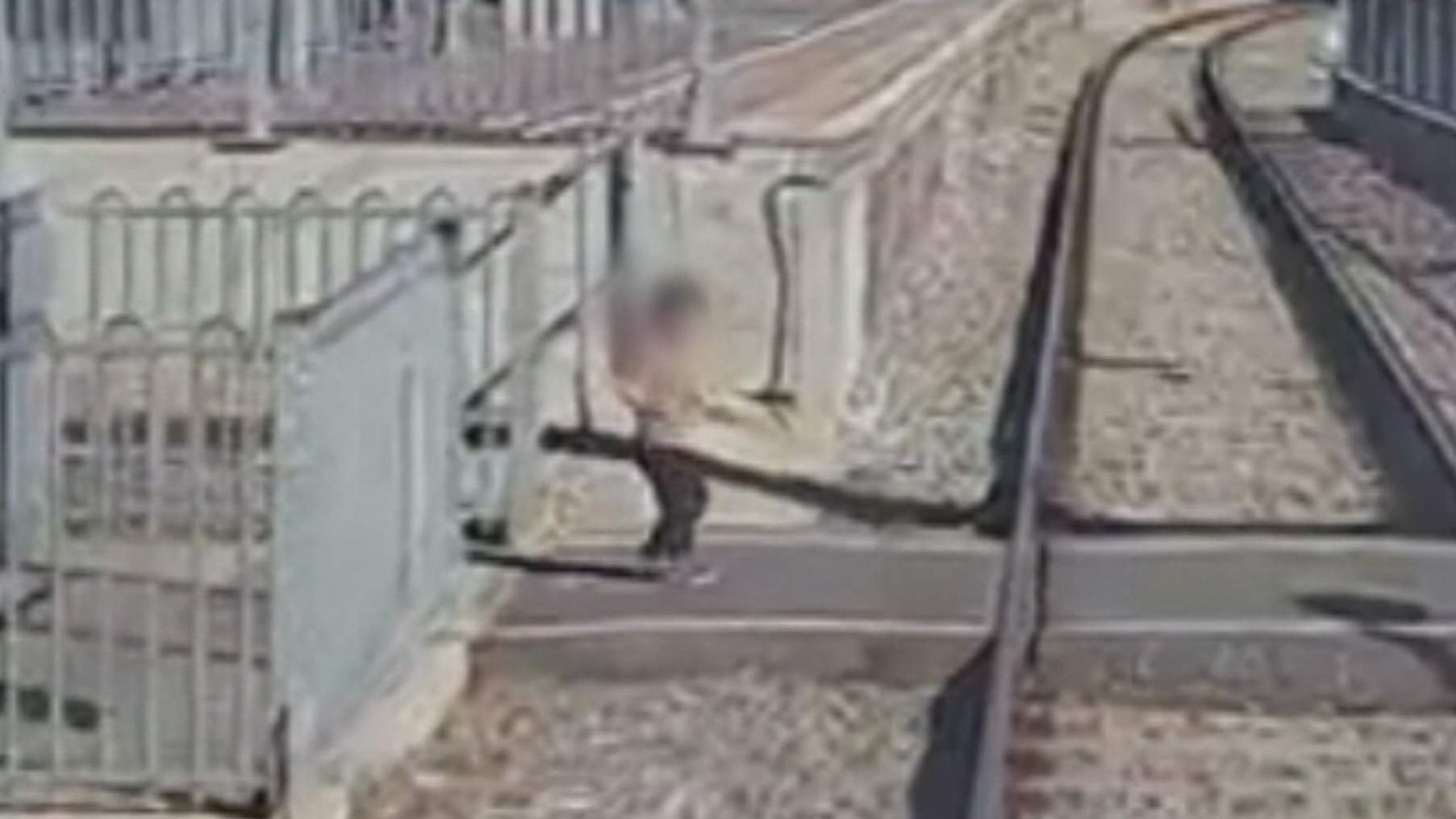 Child nearly hit by train in SA