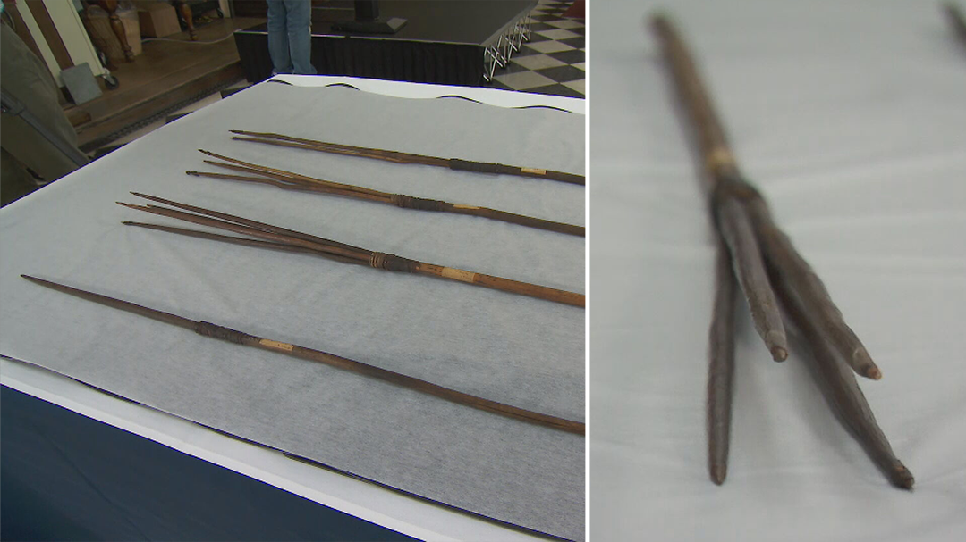 Spears taken by Captain James Cook returned to indigenous community