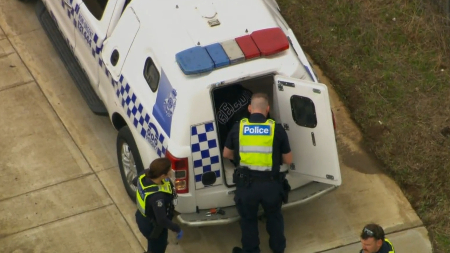 Two people arrested after Victoria police chase
