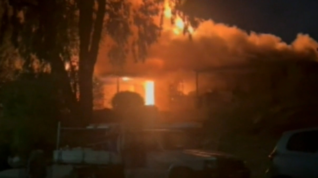 Fire destroys Adelaide family home