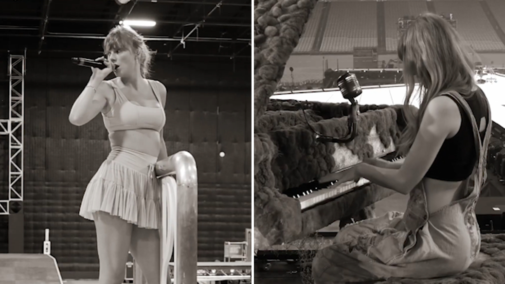 Hidden clue in Taylor Swift's Eras Tour rehearsal video