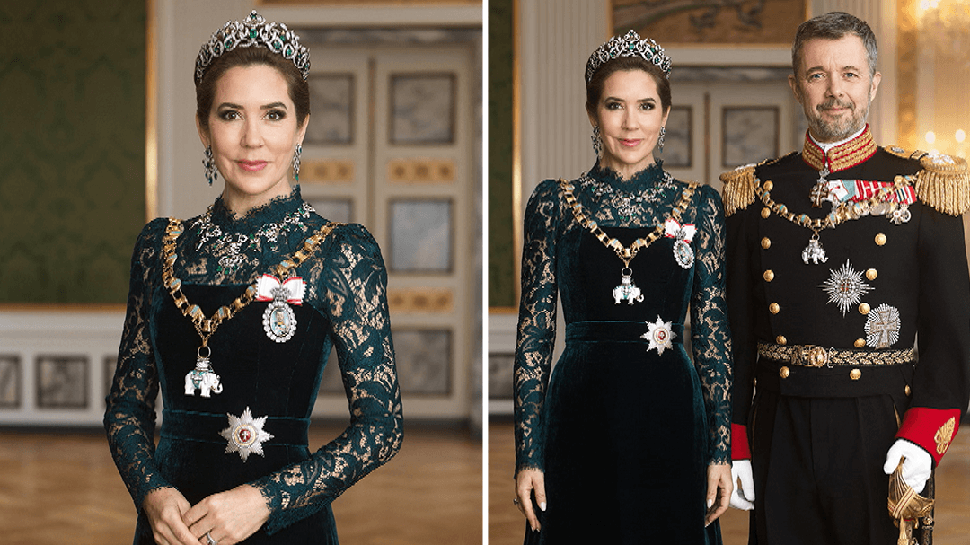 Historic portraits of Denmark's Queen Mary and King Frederik X released