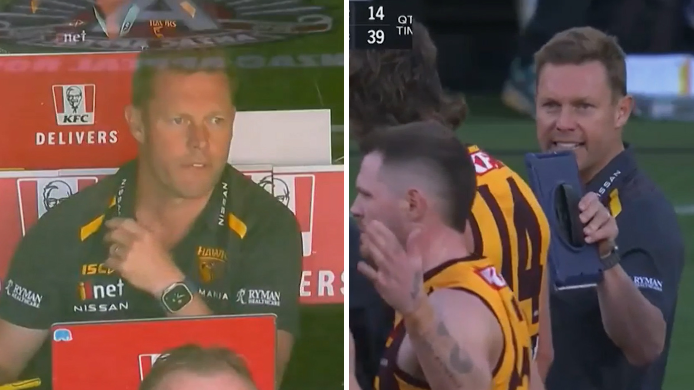 Mitchell screams at young Hawks