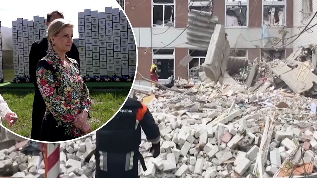 Duchess of Edinburgh visits war-torn Ukraine