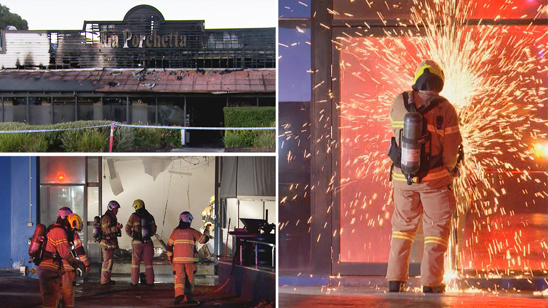 Two separate businesses destroyed by fire in Melbourne