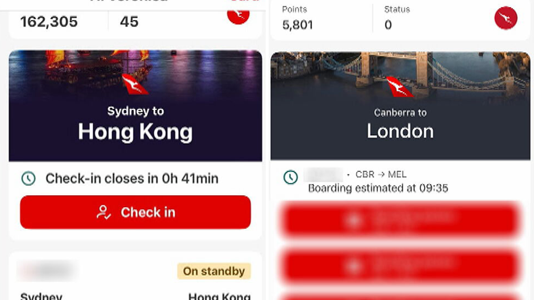 Qantas app users report privacy glitch
