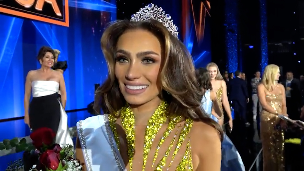 Miss USA 2023 Noelia Voigt interview following win