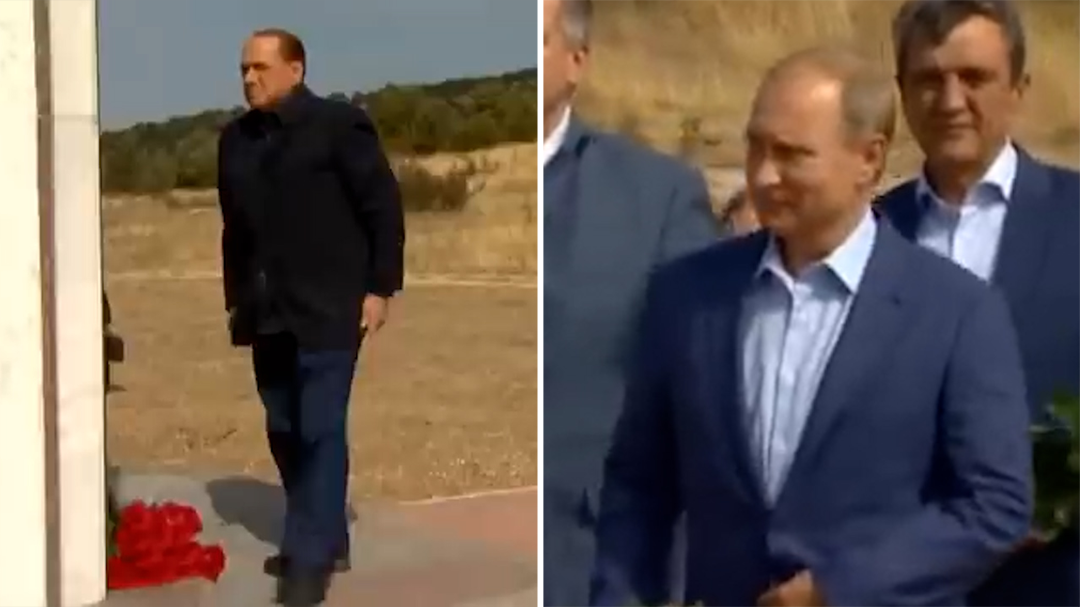 Berlusconi meets Putin in Crimea