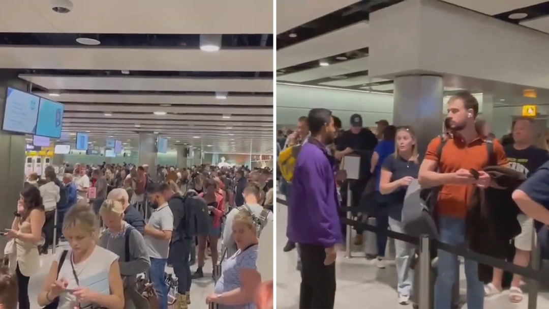 Travel chaos at UK airports