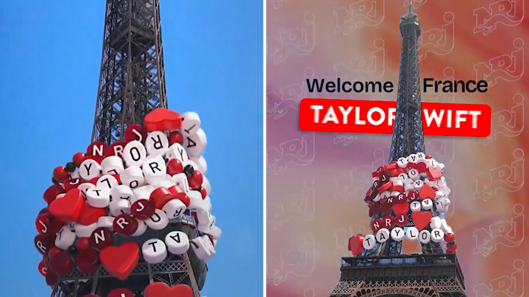 French radio station's mind-bending welcome to Taylor Swift