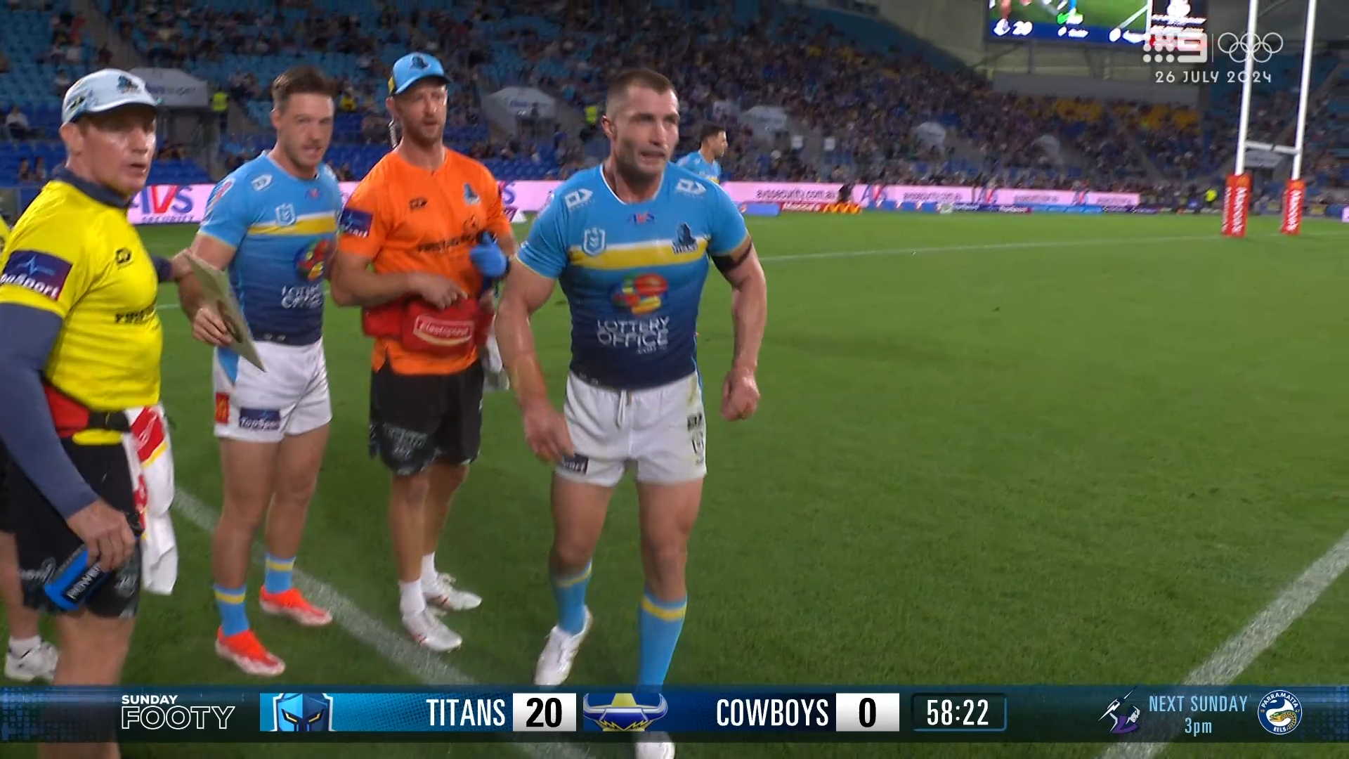 Titans suffer big blow with Foran injury