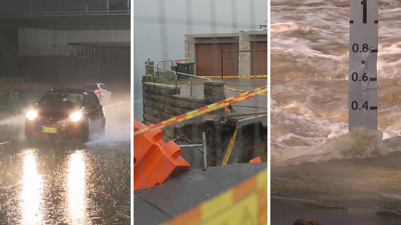 Warragamba Dam spills as rain continues in NSW