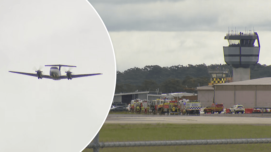 Plane circling Newcastle Airport after reported malfunction