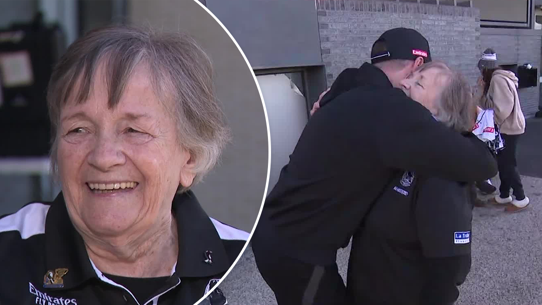 Great-grandmother embraced by Magpies after ugly e-scooter incident