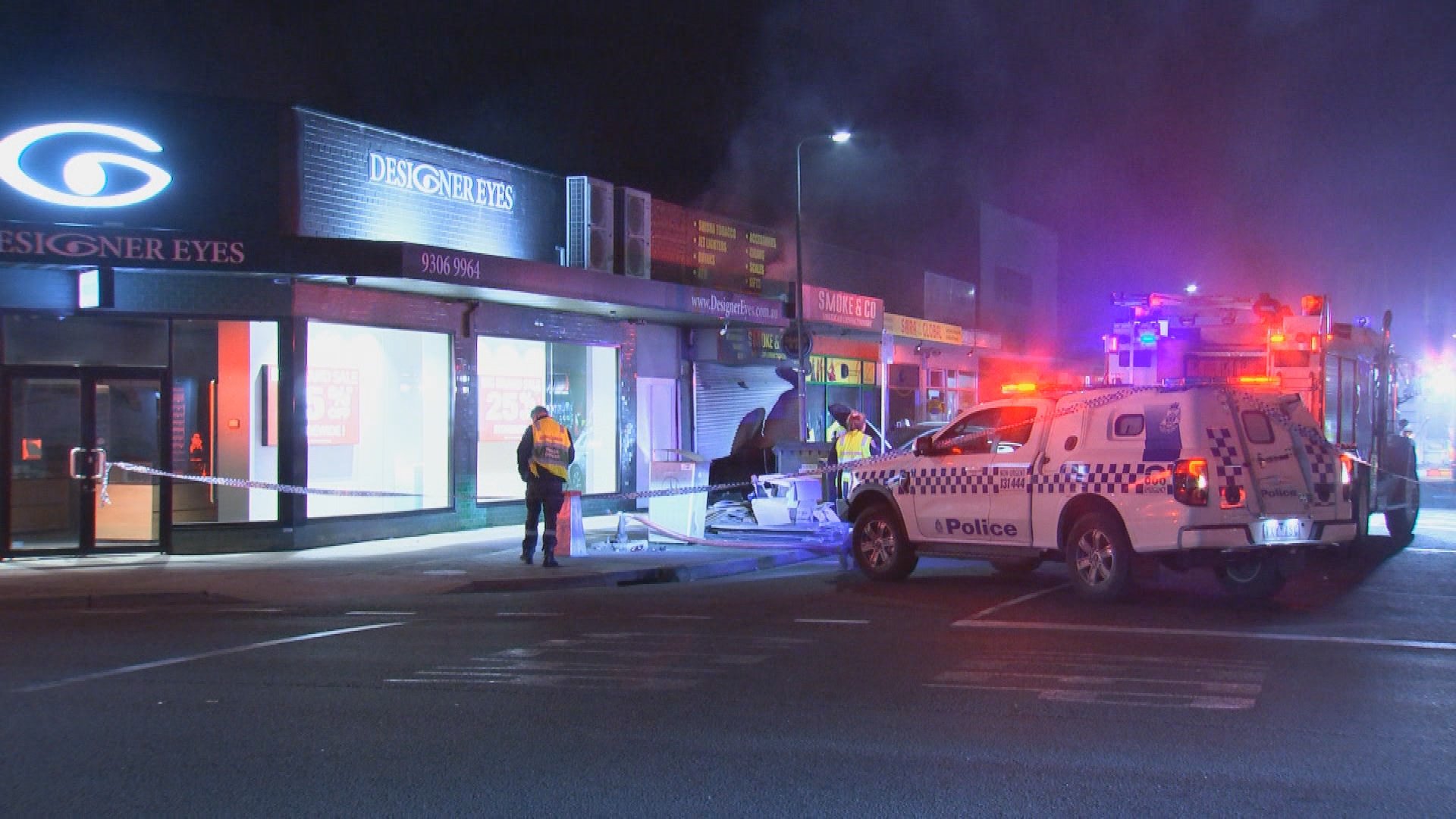 Police investigate separate tobacco store fires in Melbourne